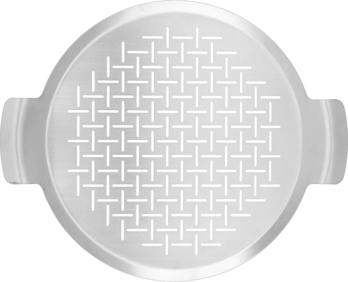 Poêle à Griller Ronde En Acier Inoxydable – Image 2