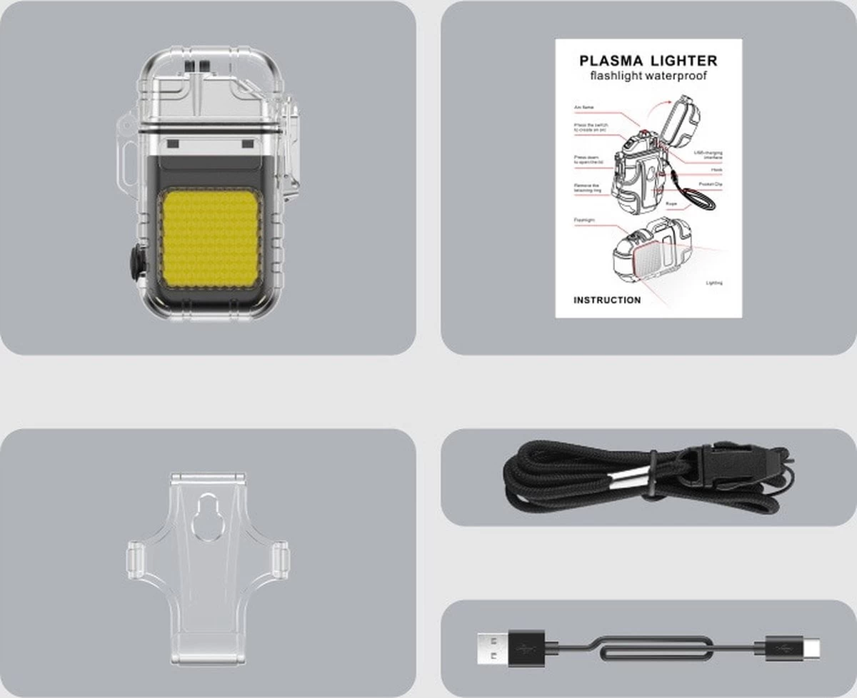Briquet à Plasma électrique étanche Phaser® | Argent | Rechargeable USB | Étanchéité | Résistant Au Vent – Image 9