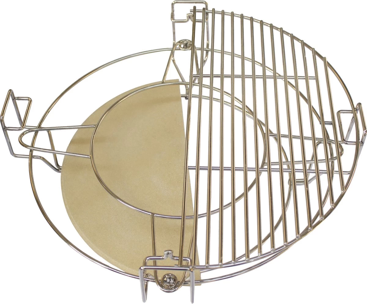 PROKING Divide & Conquer - Système De Cuisson à Multi Niveaux - Kamado - BBQ - Barbecue - Medium 18 Pouces – Image 6