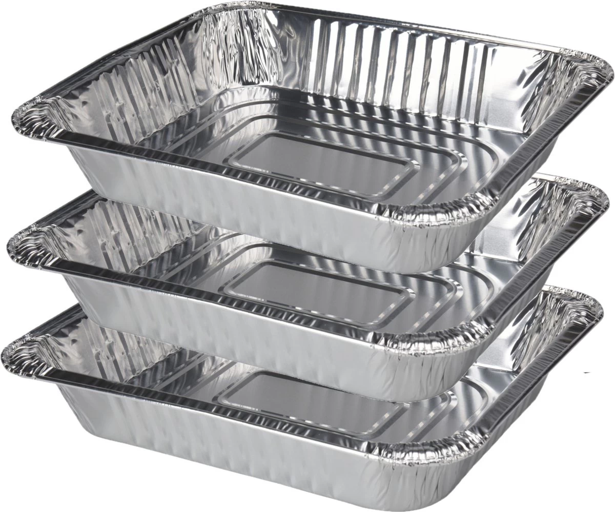 Set De 6 X Plaques De Préparation Barbecue Carrées 33 X 32 Cm - Viandes à Griller - Grille BBQ