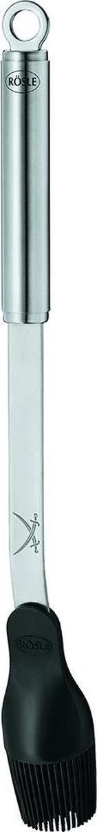 Rösle Sansibar Brosse à Barbecue Ronde En Acier Inoxydable 43512 - 44 X 8,5 X 7,2 Cm