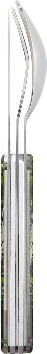Couverts De Couverts De Camping Akinod Jungle 18 X 3,3 Cm Inox Argent/ Vert 3 Pièces – Image 4