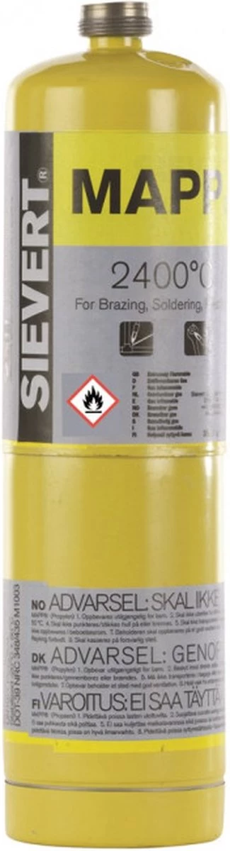 Cartouche De Gaz Sievert MAPP - Pour Souder Et Chauffer - 2400 C° - 788ml