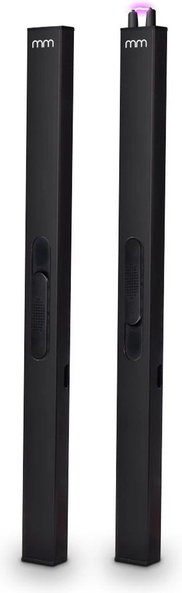 Briquet Plasma MikaMax - Briquet Électrique - Batterie 170 MAh - Avec Câble De Charge - Zwart – Image 2