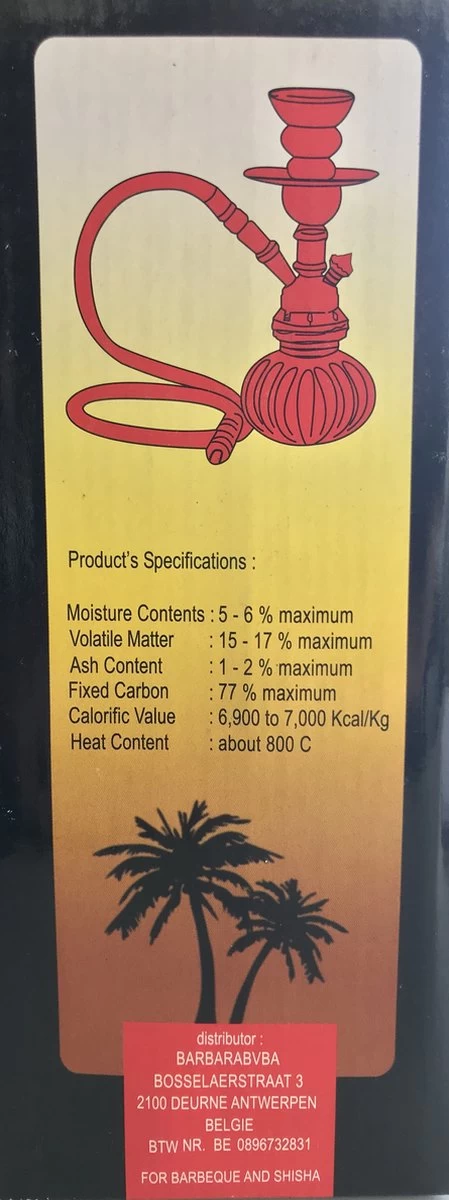 Bali Briquettes - Briquettes De Noix De Coco - Briquettes De Noix De Coco - Noix De Coco - Charbon De Bois - BBQ - 12 KG – Image 2
