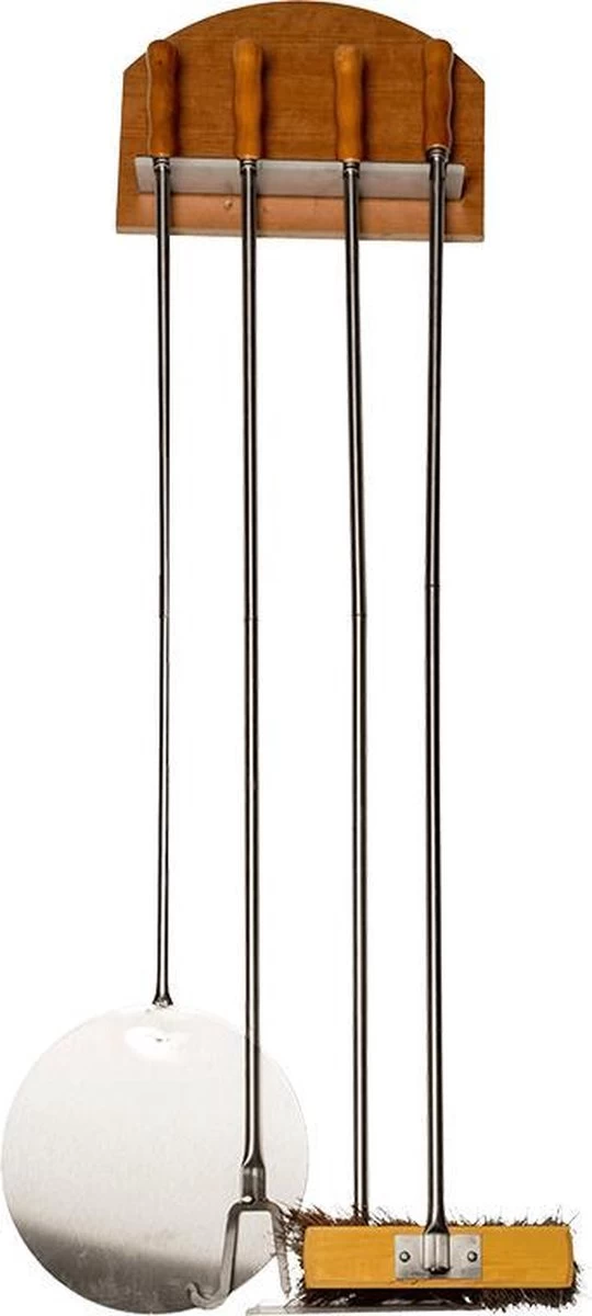 Service à Pizza En Acier Inoxydable 4 Pièces Avec Cuillère à Pizza