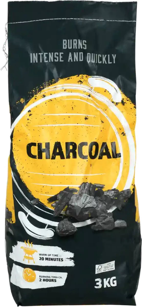 Inround - Barbercue Avec Briquettes De Charbon De Bois Et Allume-feu - BBQ – Image 3