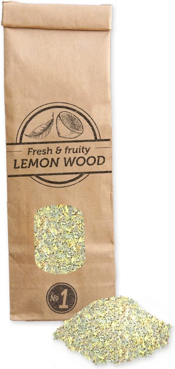 Smokey Olive Wood - Rookmot - 0 3 L LEMON WOOD - Farine Fumée Fine 0 1mm Dia – Image 2