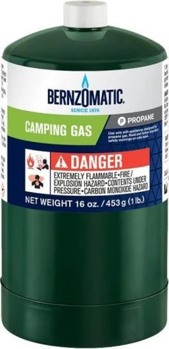 Bernzomatic Propane "Camping / Graisse" Bouteille Jetable / Cartouche De Gaz - TX916 Connexion "CGA600 US" - 453 Grammes