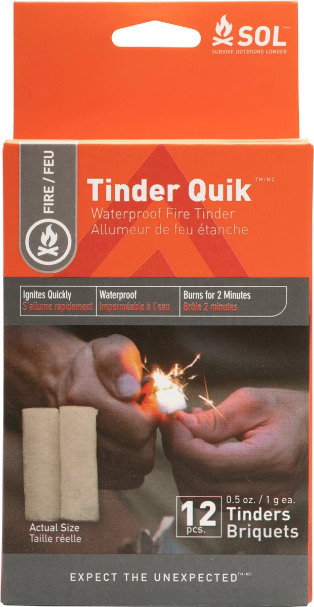 SOL Preppers Résistant à L'eau Tinder Quik Tinder Allume-feu Tinder Camp Fire Tinder Allume-feu – Image 3