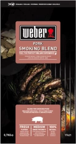Weber 3 Morceaux Mélange De Copeaux De Bois 0,7 Kg Porc Mélange De Copeaux De Wood