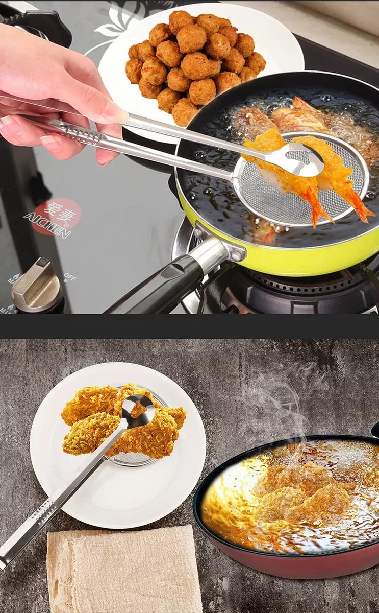Nieuwe Design Pince De Service Ou Tamis à Frire, Pince De Cuisine, Pince à Crevettes, Poules, Viande-RVC – Image 6