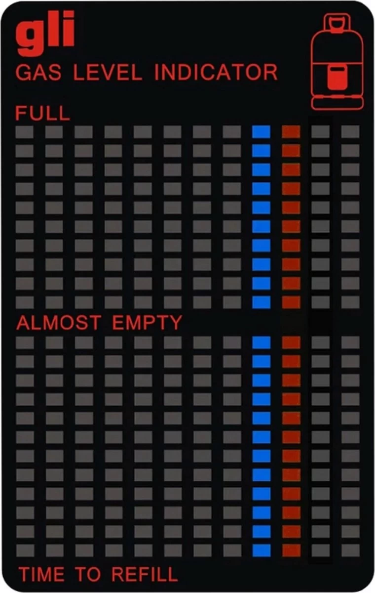 Autocollant De Compteur De Gaz Pour Le Niveau Des Bouteilles De Gaz / Propane Butane GPL / HaverCo – Image 2
