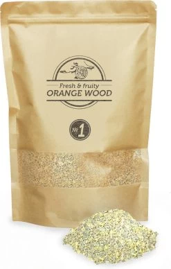 Smokey Olive Wood Fumé - Papillon De Fumée - 1,5L, BOIS D'ORANGE - Farine Fumée Fine ø 0-1mm