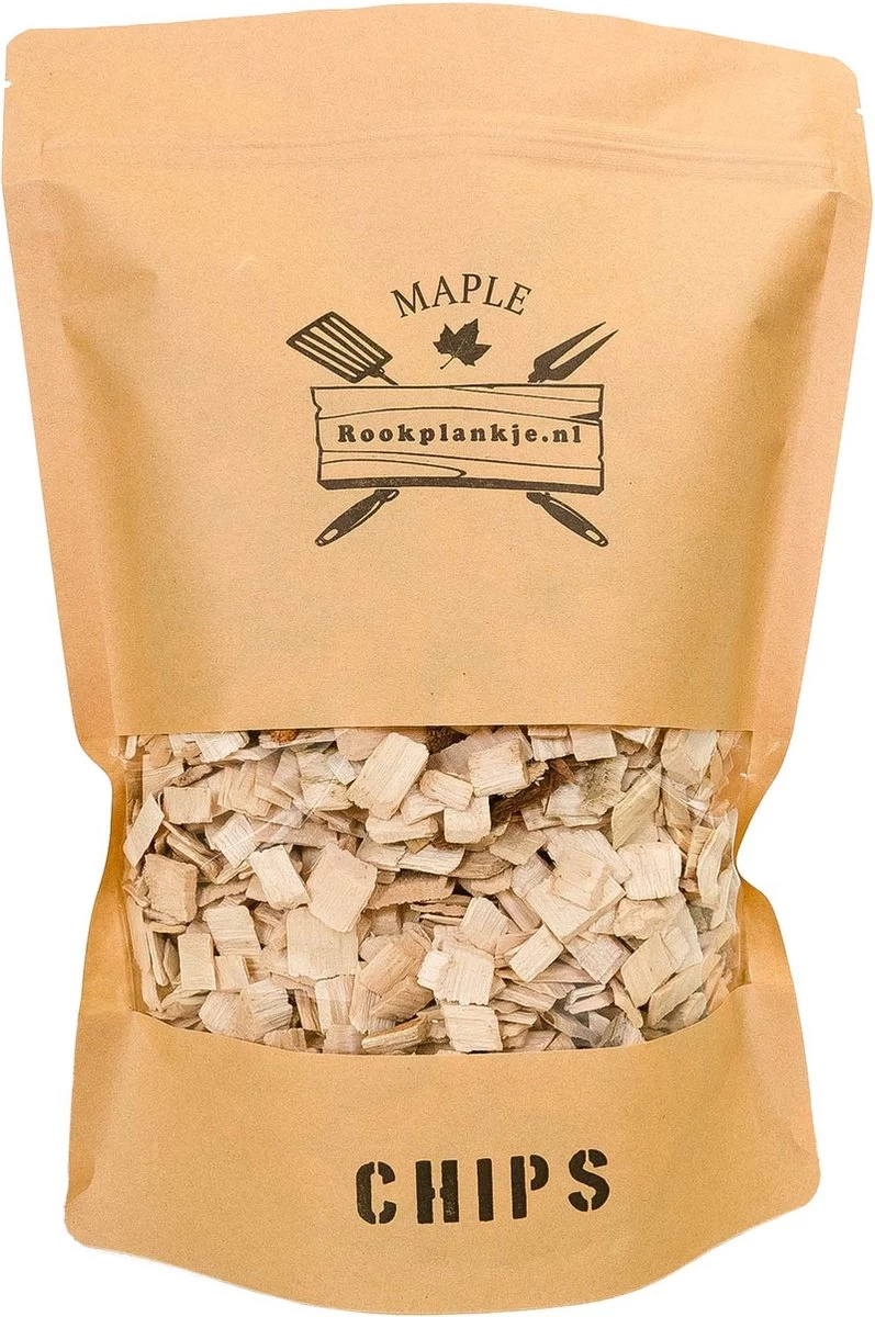 Croustilles à Esdoorn 2 L | BBQ | Bois De Fumage | Copeaux De Fumée à L'érable