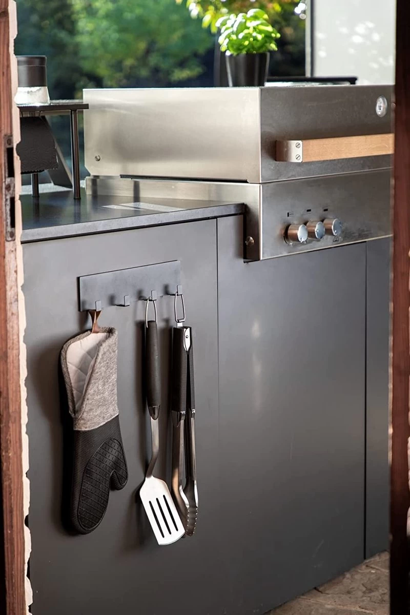 GrillKing - Pince à BBQ Premium - 46cm - Manche Antidérapant Avec Support De Suspension - Qualité Lourde – Image 3