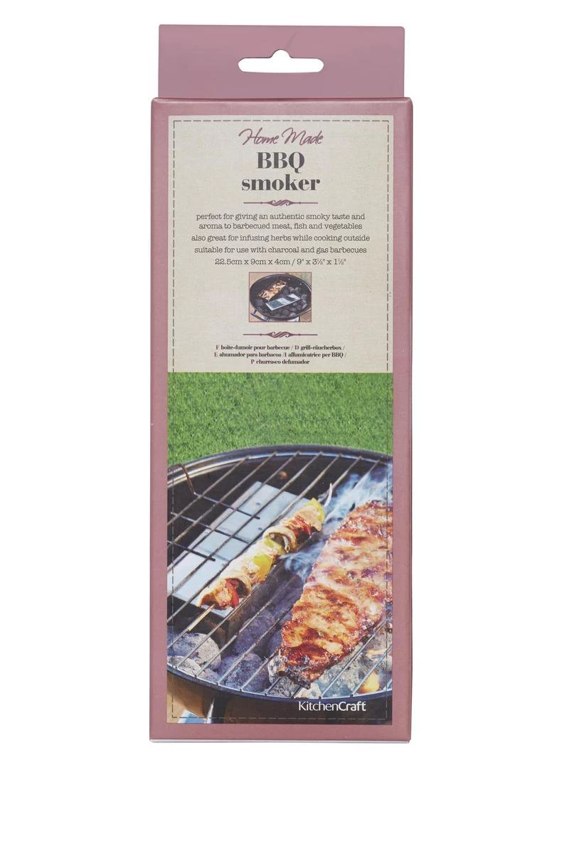 Boîte à Fumée KitchenCraft - Acier Inoxydable - 22,5 X 9 Cm - Fait Maison | Artisanat De Cuisine – Image 2