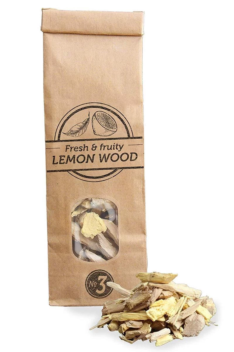 Smokey Olive Wood - 3X 500ml CHIPS À FUMER + 300ml Herbes De Feu, Bois D'Olivier- Bois De Citronnier - Chêne Vert, Farine Fumée Gros Copeaux ø 2CM - 3 CM – Image 3