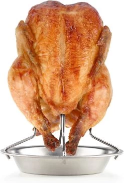Grille à Rôtir Kip BBQ Blacksmith Rosmarino - Accessoires BBQ - Outils De Barbecue - Kip En Conserve - Poulet En Can - Adapté Au Four Et Au Gril