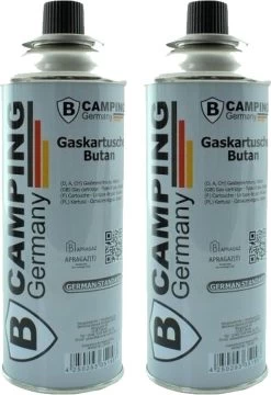 Advantage Set De 2x Bouteille Benson Camping Gaz Butane / Remplissage Gaz De 227 Grammes - Cuisinière / Désherbant