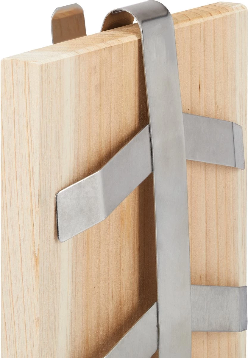 Relaxdays Smoker Board Bbq Saumon - Lot De 4 - Planche Finlandaise - Bois De Cèdre - Planche De Saumon - Nature – Image 6