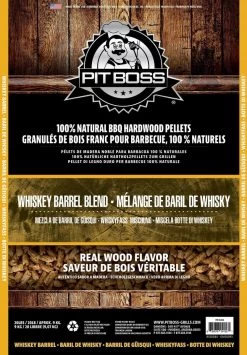 2 Sacs De Pitboss Grilles Granulés De Bois Mélange De Fûts De Whisky Pour Barbecue à Granulés De Bois (barbecue à Granulés)