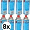 8x Bouteilles De Gaz Pour Chaudière - Gaz Butane - 8 Pièces Par 227 Grammes - Recharge De La Canette De Gaz