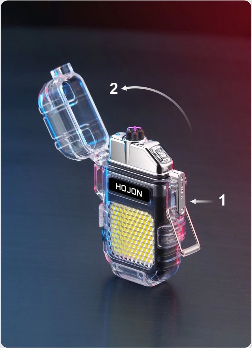 Briquet à Plasma électrique étanche Phaser® | Argent | Rechargeable USB | Étanchéité | Résistant Au Vent – Image 7