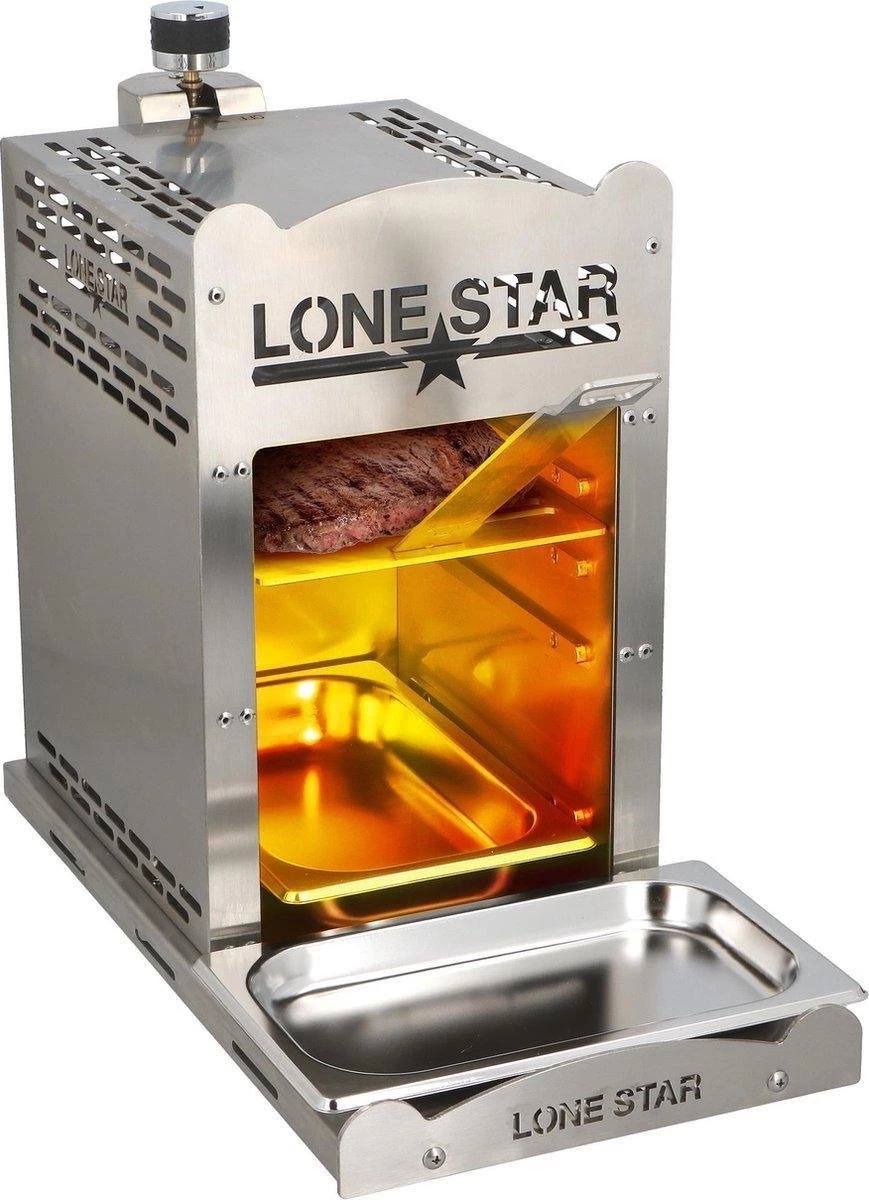 Modèle De Table 'Beefmaker' Pour Barbecue à Haute Température / Barbecue à Gaz - 800 Degrés Celsius - Acier Inoxydable - 42x40x22 – Image 17