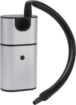 Fumoir Alimentaire - Avec Copeaux De Bois - Boîte à Fumer - Appareil à Fumer - Smokers - Pistolet à Smoking - Pistolet à Fumer - Métal - Argent