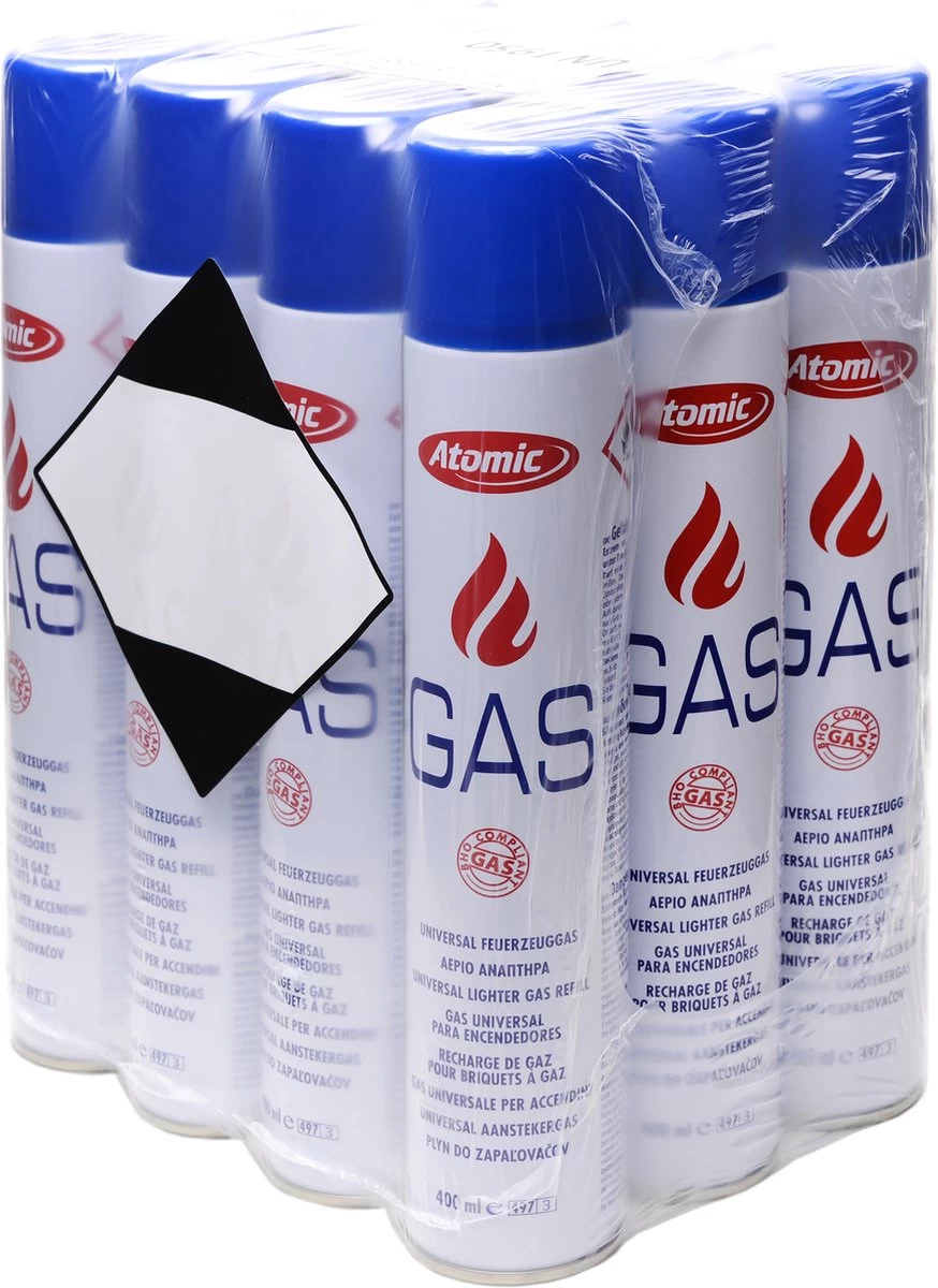 Atomic® Butane Refill Gas - Bidons D'essence - Recharge Pour Briquet - 400ml - 1pc – Image 2