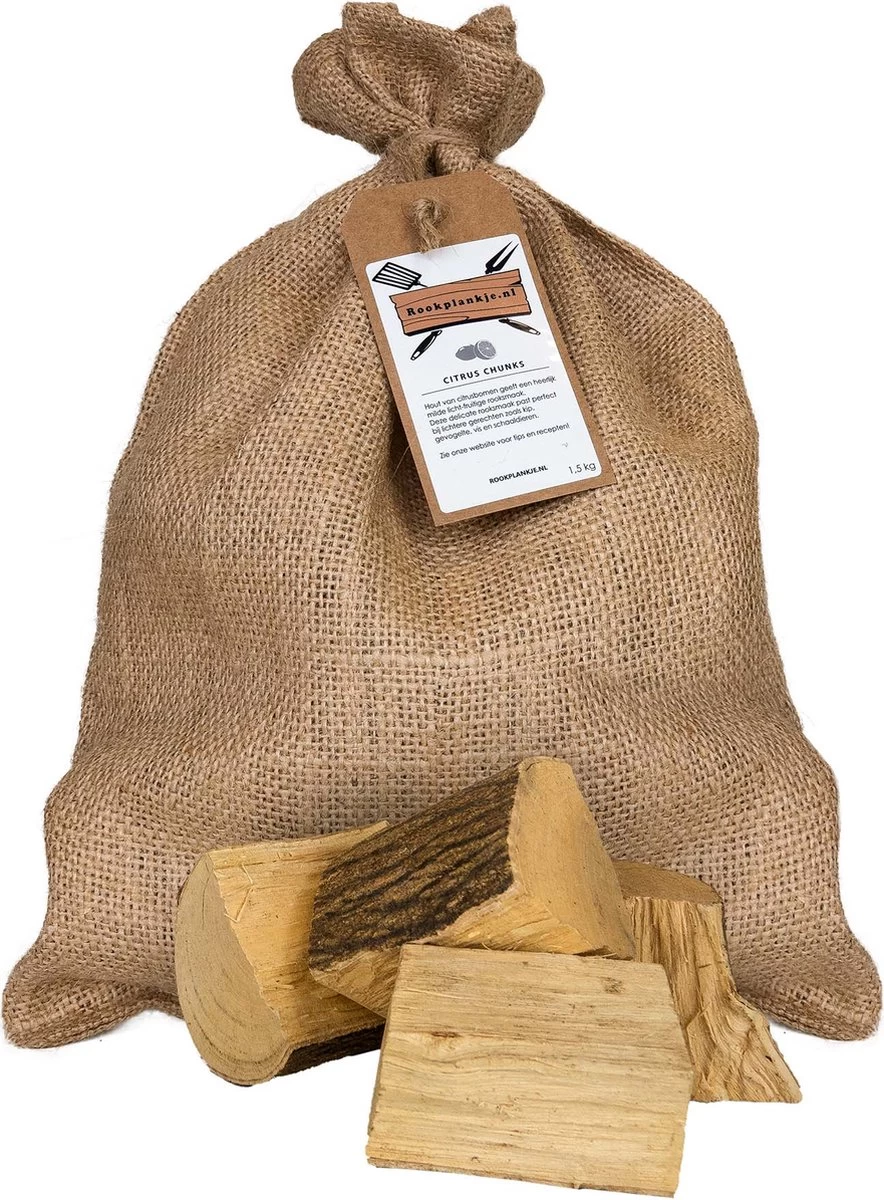 Morceaux D'agrumes 1,5kg | BBQ | Bois De Fumage