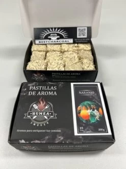 Best Charcoal - Pastilles De Aroma - Smoke Wood Orange - 15 Pièces