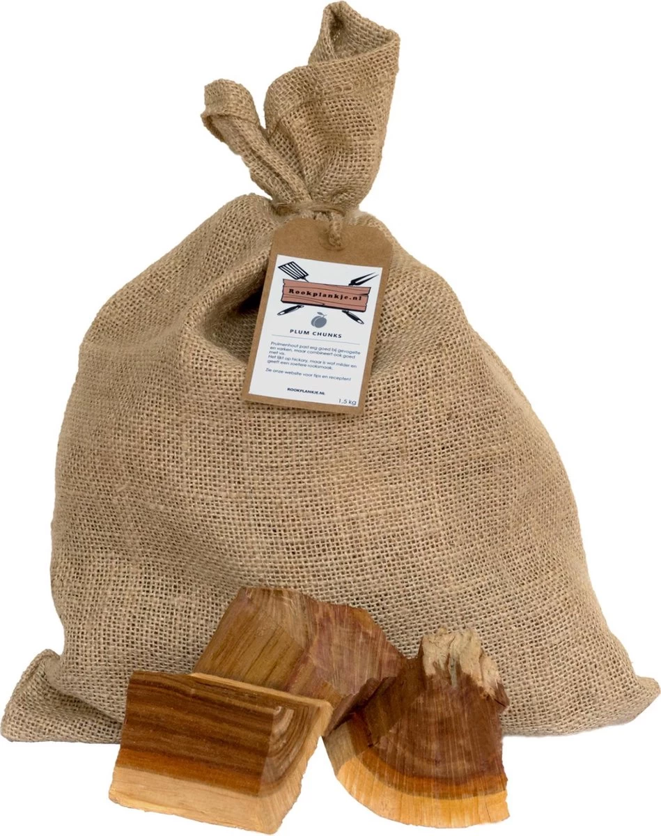 Morceaux De Prune 1,5 Kg | BBQ | Bois De Fumée |