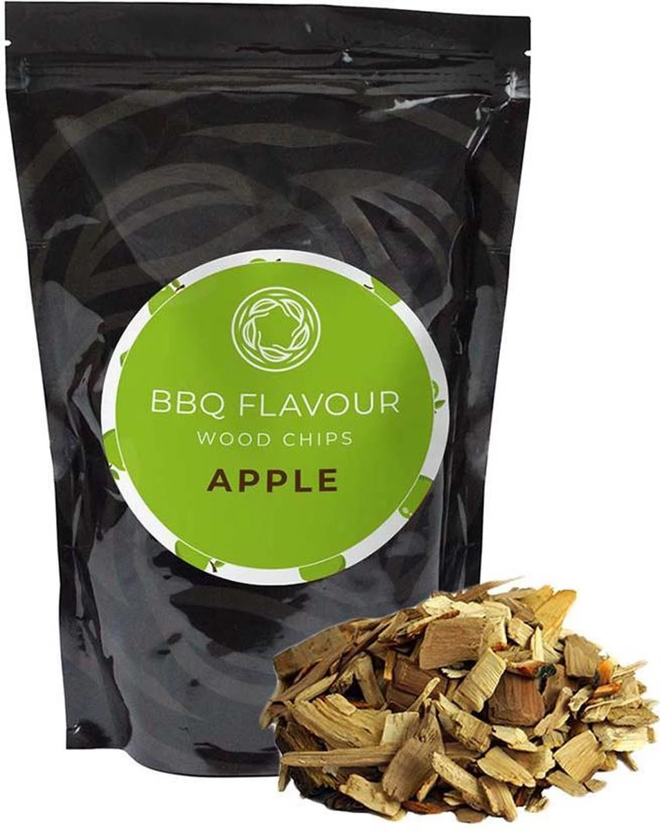 Saveur BBQ | Pomme Smokewood | Bois De Fumée Apple 500g | Bois De Fumée | Chips Smokewood | BBQ à Fumer Du Bois | Kamado | Shichirin | BBQ électrique