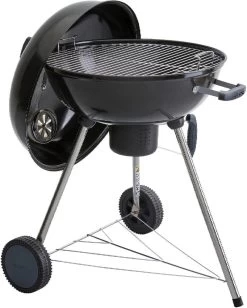 NATERIAL - Barbecue à Charbon PHOENIX ALPHA II - 8 Personnes - Ø 57 Cm - H. 97 Cm - Acier émaillé - Zwart - Kogelbarbecue