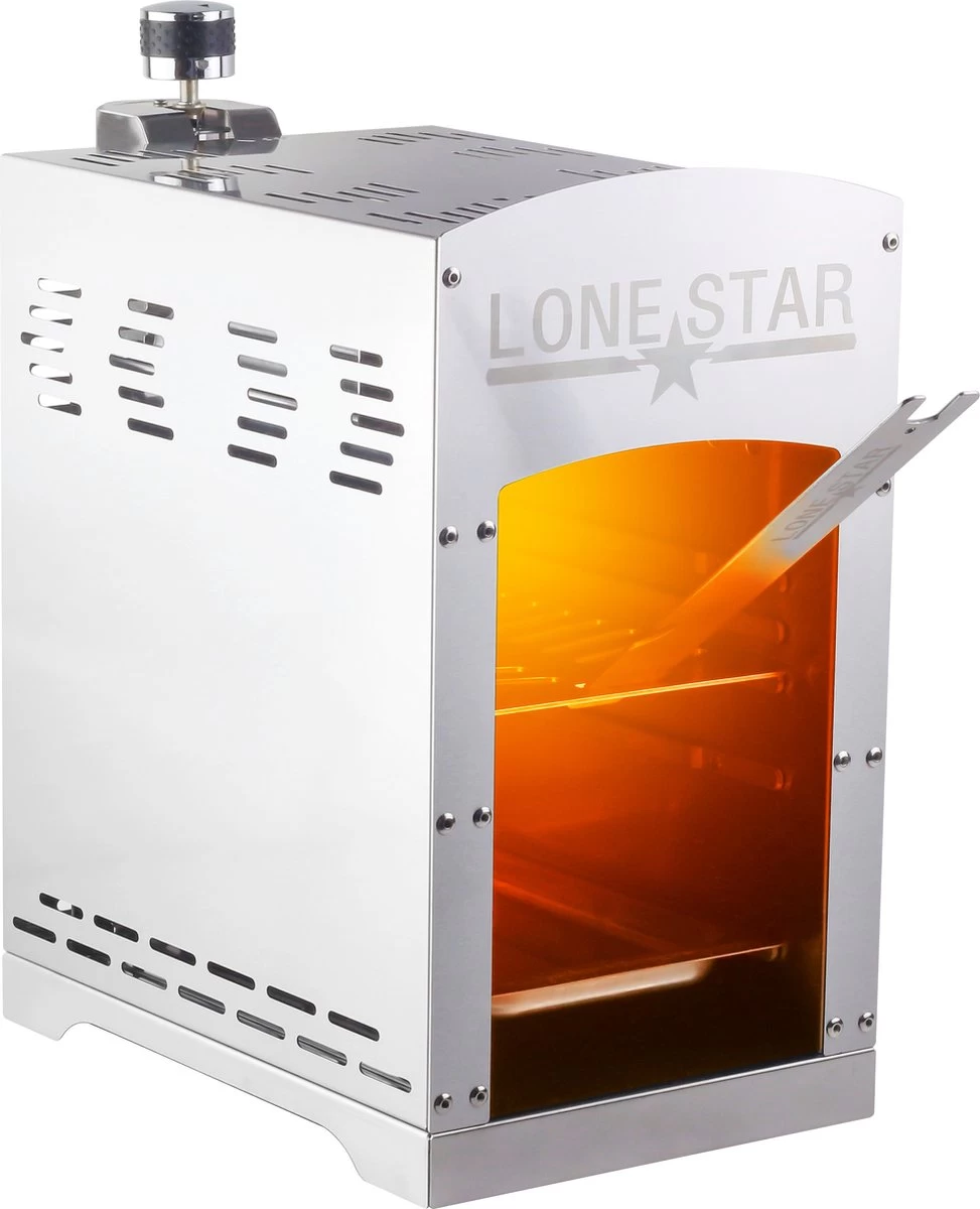 Modèle De Table 'Beefmaker' Pour Barbecue à Haute Température / Barbecue à Gaz - 800 Degrés Celsius - Acier Inoxydable - 42x40x22 – Image 6