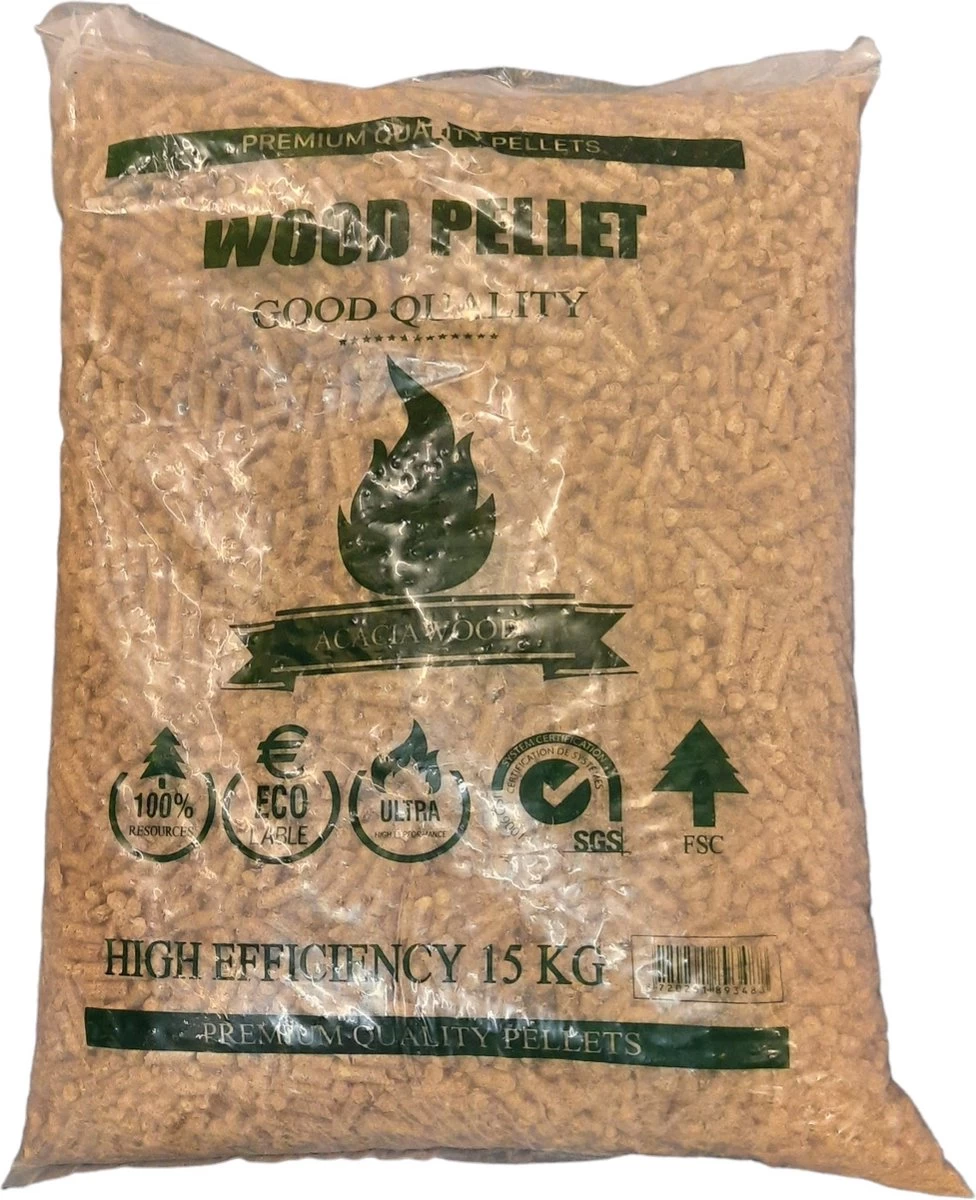 HERMANN PELLET MEISTER - Granulés Pour Poêle à Granulés - 3015KG (3 Palettes) - Granulés De Bois - Granulés De Bois 8mm - Chauffage Granulés De Bois - Classe A1 - Wood D'Acacia – Image 2
