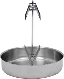 Grille De Kip Et De Dinde Avec Brochette - Acier Inoxydable - Support De Gril - BBQ - Kip à Griller - Support De Poulet Barbecue